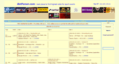 Desktop Screenshot of betparser.com